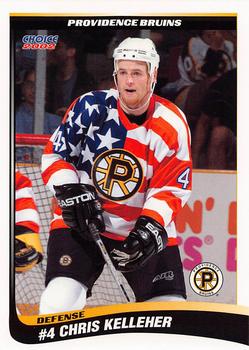2001-02 Choice Providence Bruins (AHL) #5 Chris Kelleher Front