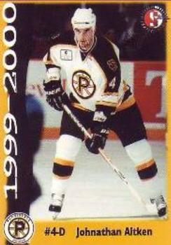 1999-00 SplitSecond Providence Bruins (AHL) #NNO Johnathan Aitken Front