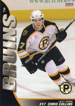 2006-07 Choice Providence Bruins (AHL) #2 Chris Collins Front