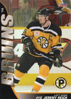 2006-07 Choice Providence Bruins (AHL) #15 Jeremy Reich Front