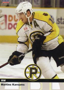 2008-09 Choice Providence Bruins (AHL) #5 Martins Karsums Front