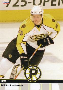 2008-09 Choice Providence Bruins (AHL) #8 Mikko Lehtonen Front
