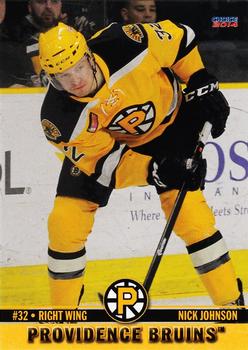 2013-14 Choice Providence Bruins (AHL) #11 Nick Johnson Front