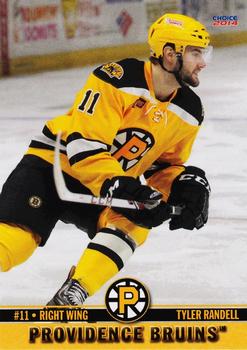 2013-14 Choice Providence Bruins (AHL) #18 Tyler Randell Front