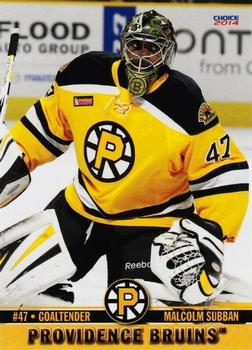 2013-14 Choice Providence Bruins (AHL) #21 Malcolm Subban Front