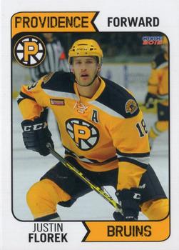2014-15 Choice Providence Bruins (AHL) #9 Justin Florek Front