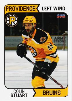 2014-15 Choice Providence Bruins (AHL) #21 Colin Stuart Front
