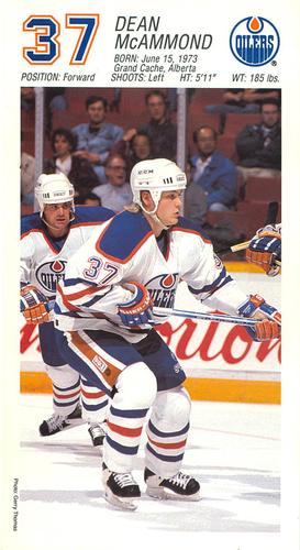 1993-94 Edmonton Oilers #NNO Dean McAmmond Front