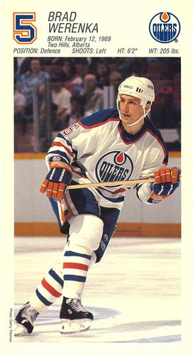 1993-94 Edmonton Oilers #NNO Brad Werenka Front