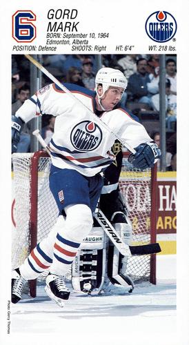 1994-95 Edmonton Oilers #NNO Gord Mark Front