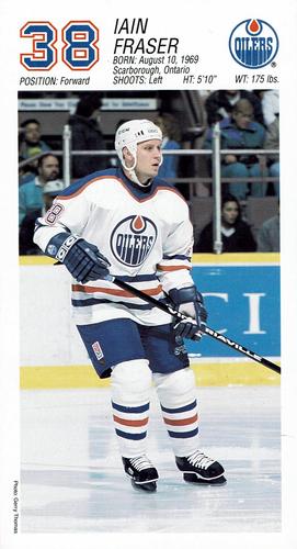 1994-95 Edmonton Oilers #NNO Iain Fraser Front