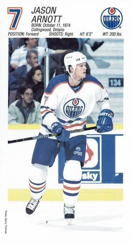 1994-95 Edmonton Oilers #NNO Jason Arnott Front