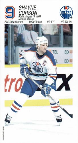 1994-95 Edmonton Oilers #NNO Shayne Corson Front