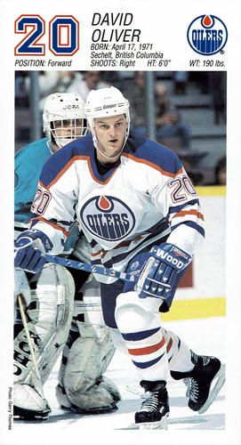 1994-95 Edmonton Oilers #NNO David Oliver Front