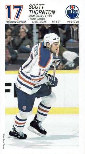1994-95 Edmonton Oilers #NNO Scott Thornton Front