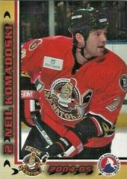 2004-05 Binghamton Senators (AHL) #NNO Neil Komadoski Front