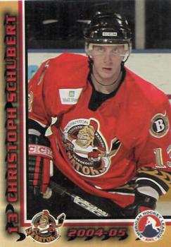 2004-05 Binghamton Senators (AHL) #NNO Christoph Schubert Front