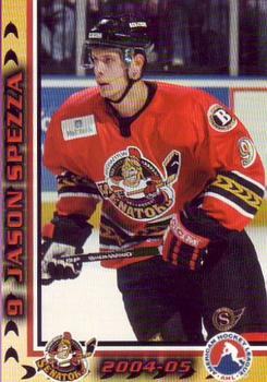 2004-05 Binghamton Senators (AHL) #NNO Jason Spezza Front