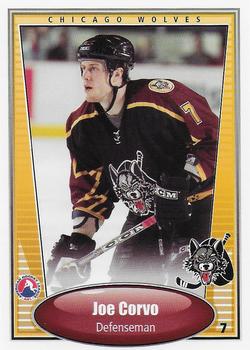 2004-05 K&M Printing Chicago Wolves (AHL) #NNO Joe Corvo Front