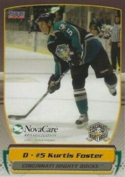 2004-05 Choice Cincinnati Mighty Ducks (AHL) #5 Kurtis Foster Front