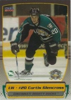 2004-05 Choice Cincinnati Mighty Ducks (AHL) #20 Curtis Glencross Front