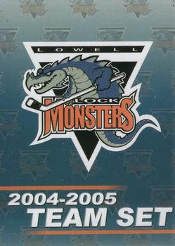 2004-05 Choice Lowell Lock Monsters (AHL) #NNO Checklist Front
