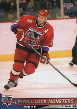 2004-05 Choice Lowell Lock Monsters (AHL) #1 Ryan Bayda Front