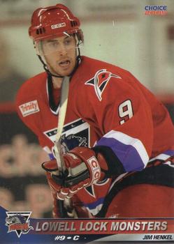 2004-05 Choice Lowell Lock Monsters (AHL) #10 Jim Henkel Front