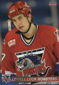 2004-05 Choice Lowell Lock Monsters (AHL) #23 Justin Taylor Front
