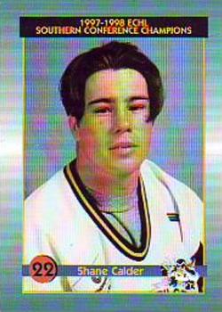 1997-98 Pensacola Ice Pilots (ECHL) #5 Shane Calder Front