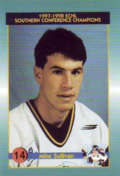 1997-98 Pensacola Ice Pilots (ECHL) #21 Mike Sullivan Front