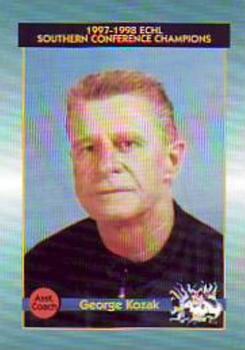 1997-98 Pensacola Ice Pilots (ECHL) #23 George Kozak Front