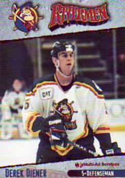 1997-98 Multi-Ad Peoria Rivermen (ECHL) #2 Derek Diener Front