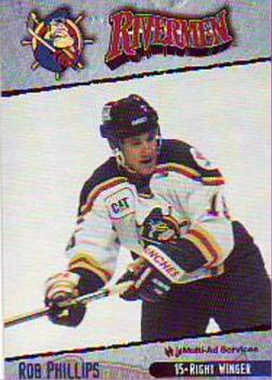 1997-98 Multi-Ad Peoria Rivermen (ECHL) #7 Rob Phillips Front