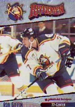 1997-98 Multi-Ad Peoria Rivermen (ECHL) #22 Rob Giffin Front
