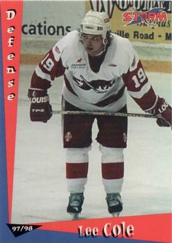 1997-98 Grandstand Toledo Storm (ECHL) #NNO Lee Cole Front