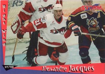 1997-98 Grandstand Toledo Storm (ECHL) #NNO Alexandre Jacques Front