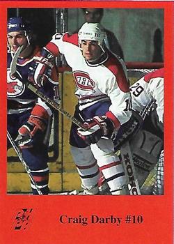 1993-94 Fredericton Canadiens (AHL) #NNO Craig Darby Front