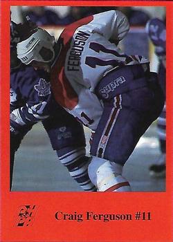 1993-94 Fredericton Canadiens (AHL) #NNO Craig Ferguson Front