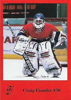 1993-94 Fredericton Canadiens (AHL) #NNO Craig Fiander Front