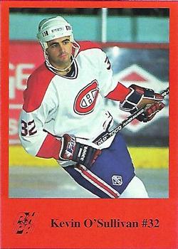 1993-94 Fredericton Canadiens (AHL) #NNO Kevin O'Sullivan Front