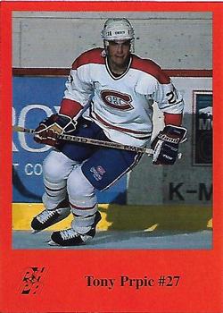 1993-94 Fredericton Canadiens (AHL) #NNO Tony Prpic Front
