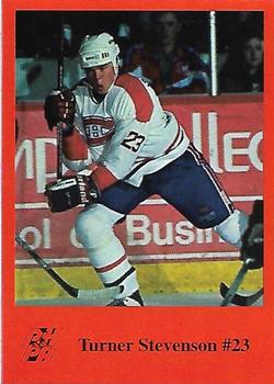 1993-94 Fredericton Canadiens (AHL) #NNO Turner Stevenson Front