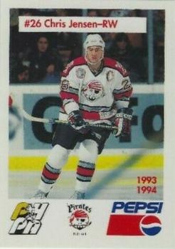 1993-94 Portland Pirates (AHL) #5 Chris Jensen Front