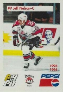1993-94 Portland Pirates (AHL) #11 Jeff Nelson Front