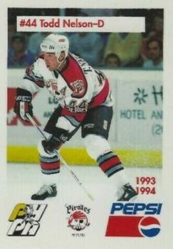 1993-94 Portland Pirates (AHL) #24 Todd Nelson Front