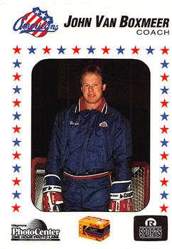 1993-94 Kodak Rochester Americans (AHL) #23 John Van Boxmeer Front