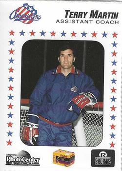 1993-94 Kodak Rochester Americans (AHL) #24 Terry Martin Front