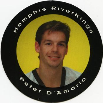 1993-94 Memphis RiverKings (CHL) Picture Pucks #NNO Peter D'Amario Front