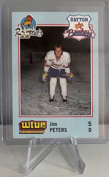 1993-94 Dayton Bombers (ECHL) #5 Jim Peters Front
